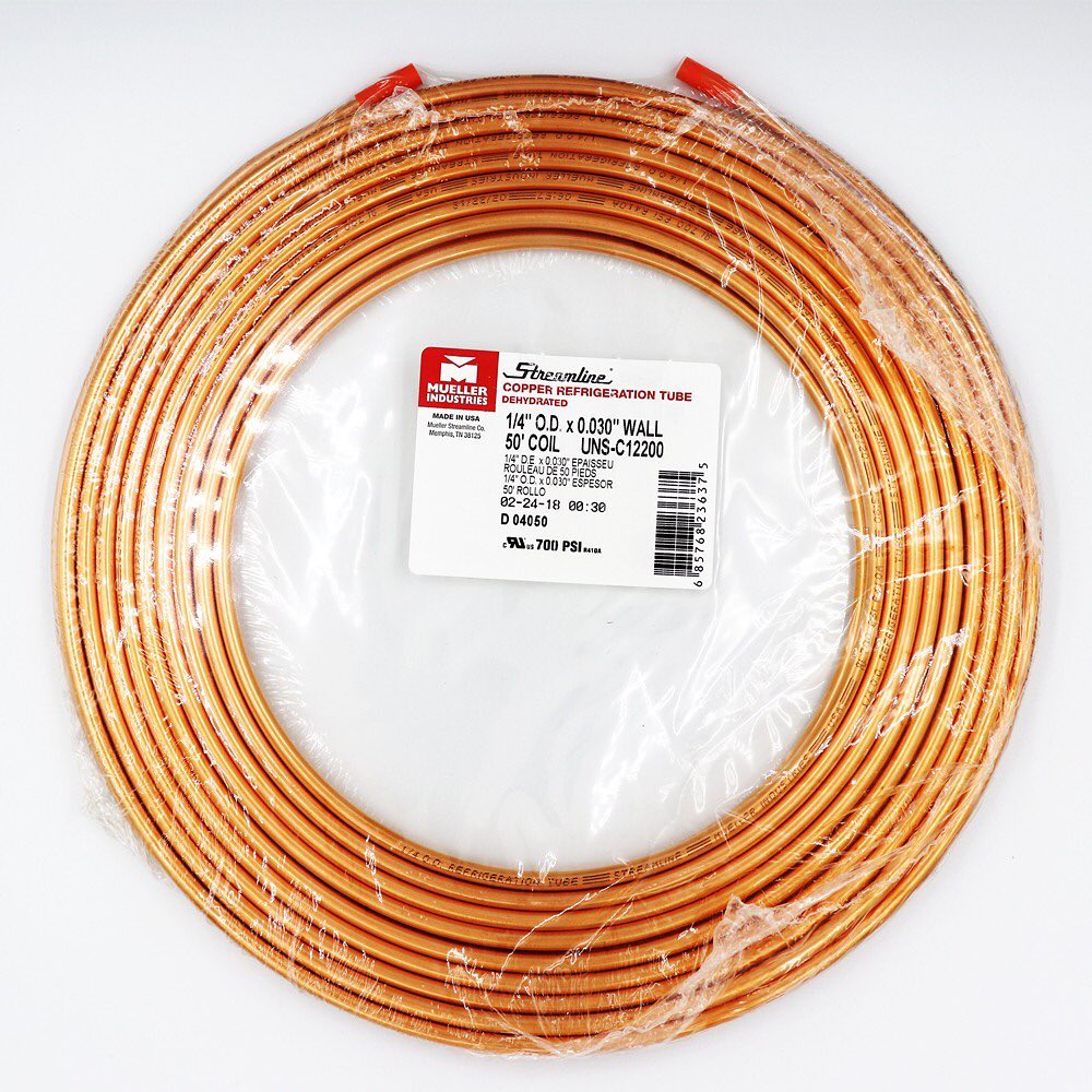 MULER 1 4 Mueller Copper Coil 1/4  (USA) - Image 1